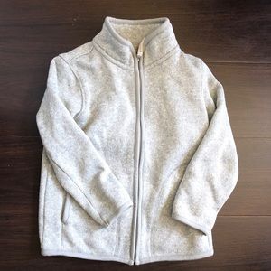 UNIQLO Heather Grey Zippered Jacket